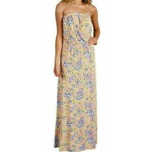 Lilly‎ Pulitzer Marlisa Maxi Dress Small Yellow Starfruit Little Lady size XS